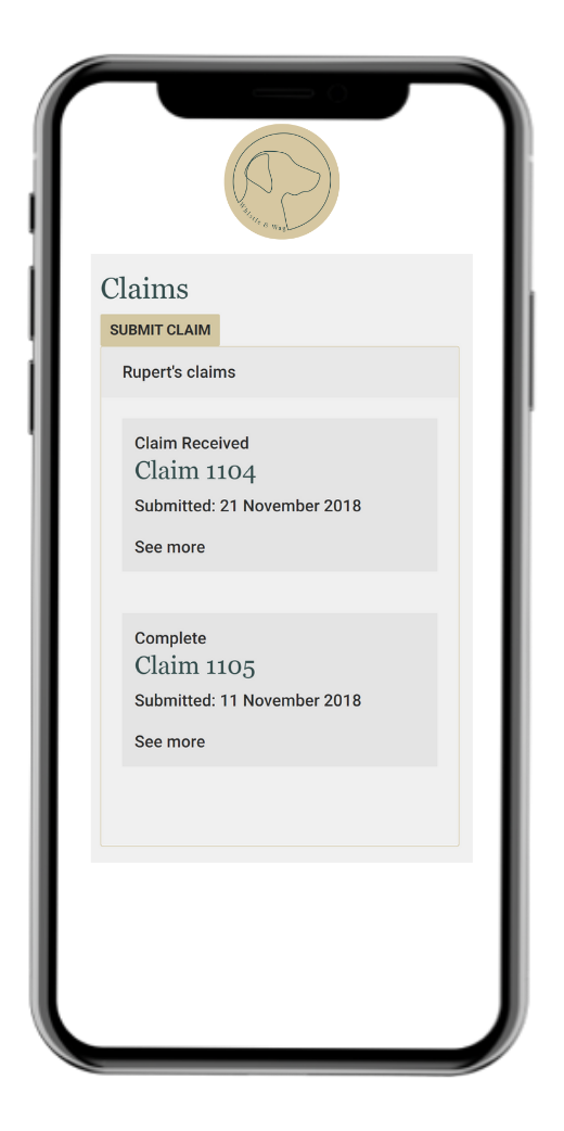 View claim status